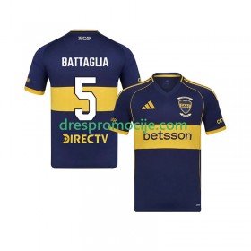 CA Boca Juniors Rodrigo Battaglia 5 Dres Domaći 2025/2026 Kratkih Rukava